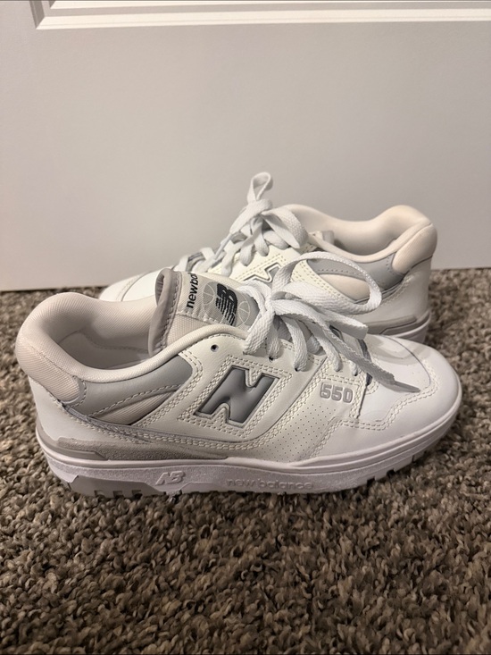 New Balance Shoes - New Balance 550 Sneakers in White and Gray